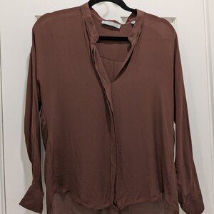 Vince Women's 100% Silk Blouse Size 4